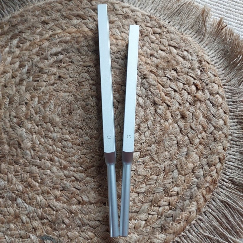 Set terapeutických ladiček C G 256 Hz + 384 Hz hliník CZ