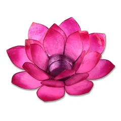 Svietnik Lotus veľký ružový