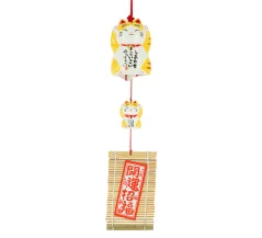 Zvonkohra Ceramic Furin Bell Maneki Neko Chatora