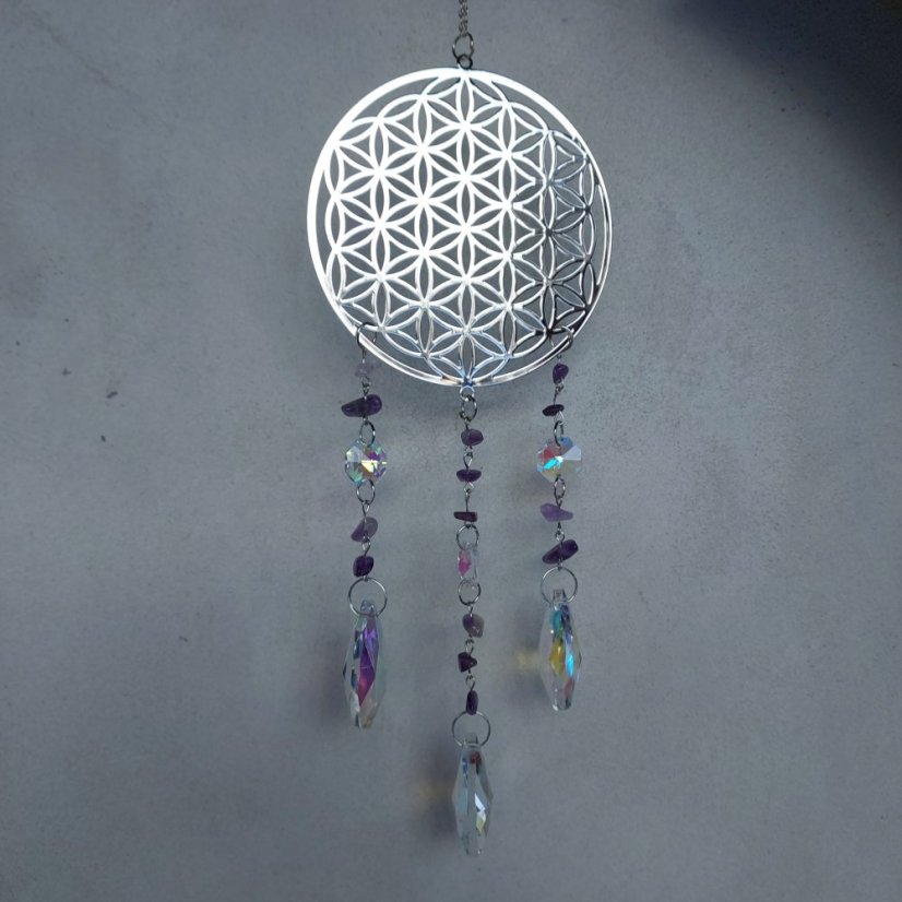 Lapač Slunce Suncatcher Květ života