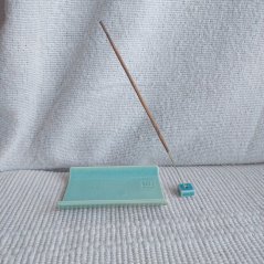 Yukari Ceramic Incense Stick Holder light green