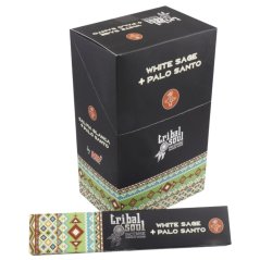 Vonné tyčinky Tribal soul Bílá šalvej a Palo Santo