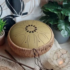 Kovový buben Octave Steel drum zlatý C dur Sonic Energy 432 Hz