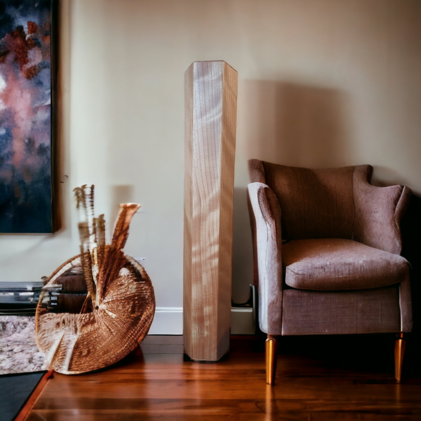 Harmonizing rain pillar 90 cm okoume