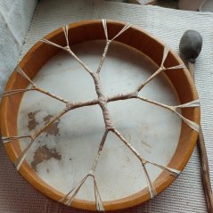 Šamanský buben 40 cm Koza
