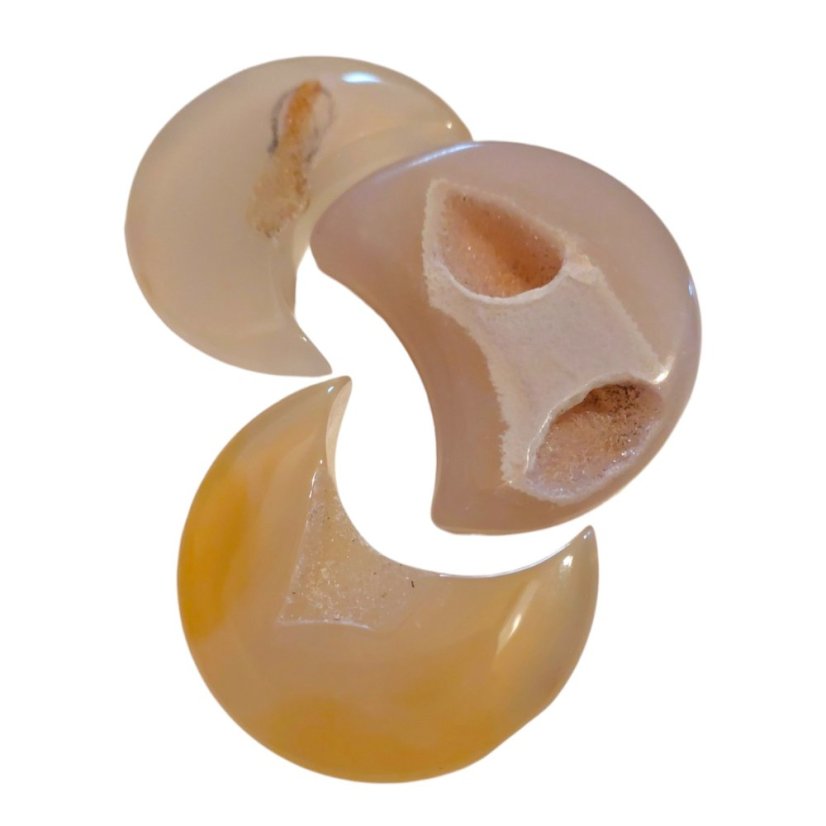 Měsíc Achát 4 cm