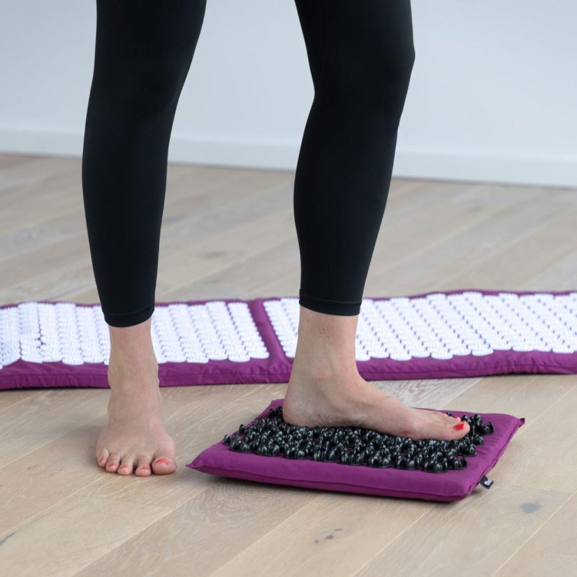 Akupresurní podložka Vital foot měkká Soft vínová
