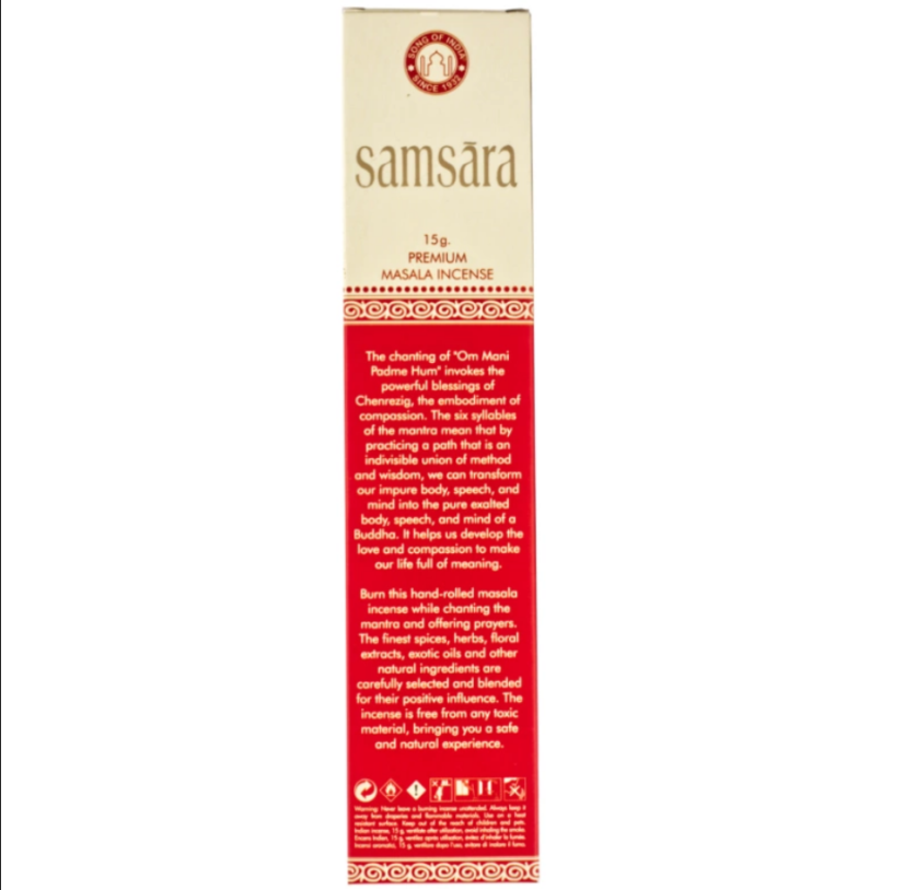 Premium Masala Incense from Song of India -  Samsara