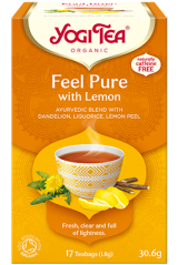 Ajurvédský čaj Feel Pure with Lemon Yogi tea