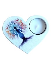 Svícen na čajovou svíčku Matka Země