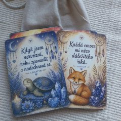 Dětské afirmační karty – 40 laskavých poselství pro každý den 🦊✨