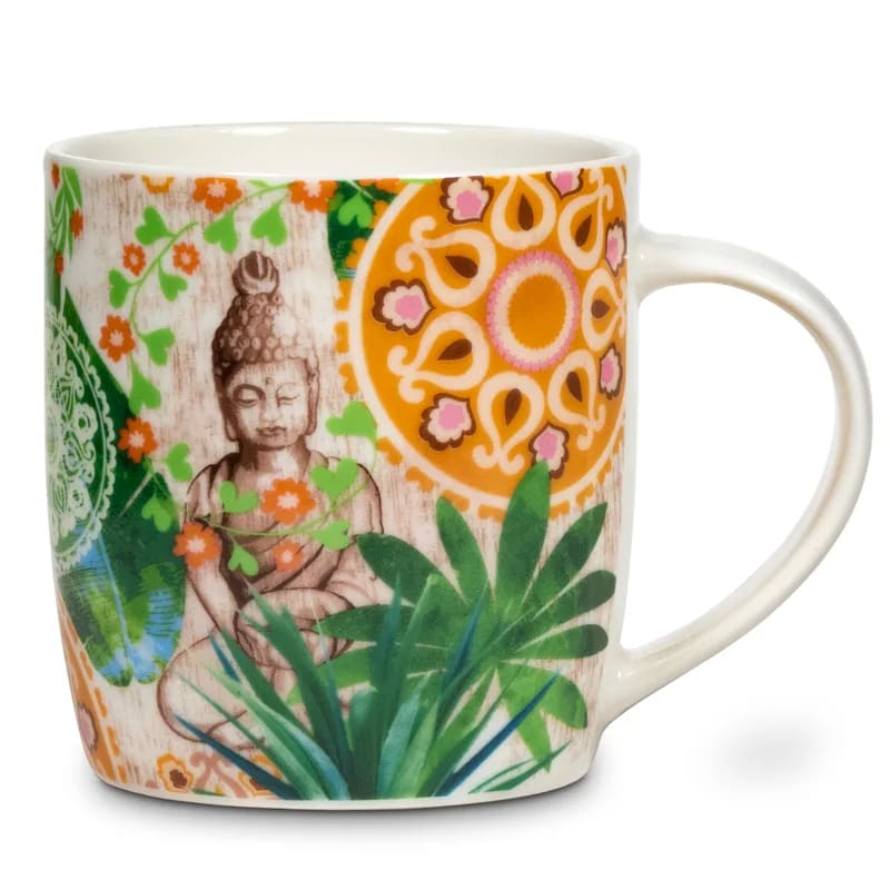 Hrnek Buddha v ráji se sítkem