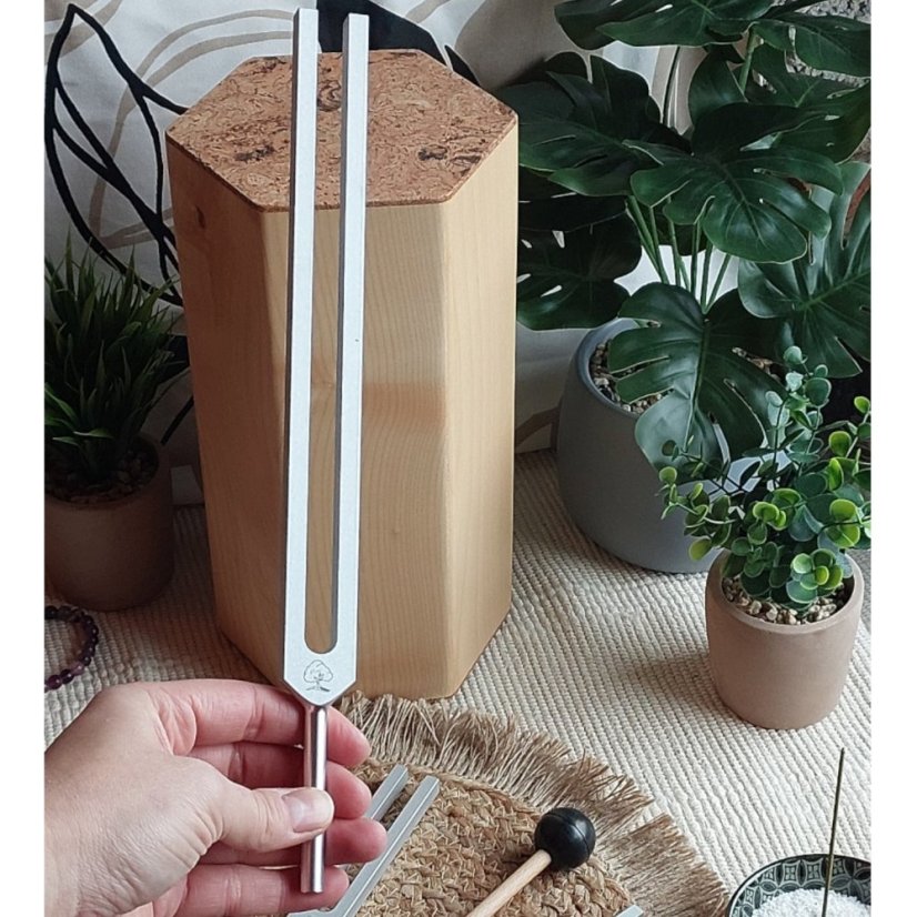 Therapeutic tuning fork Colon 176 Hz aluminum CZ