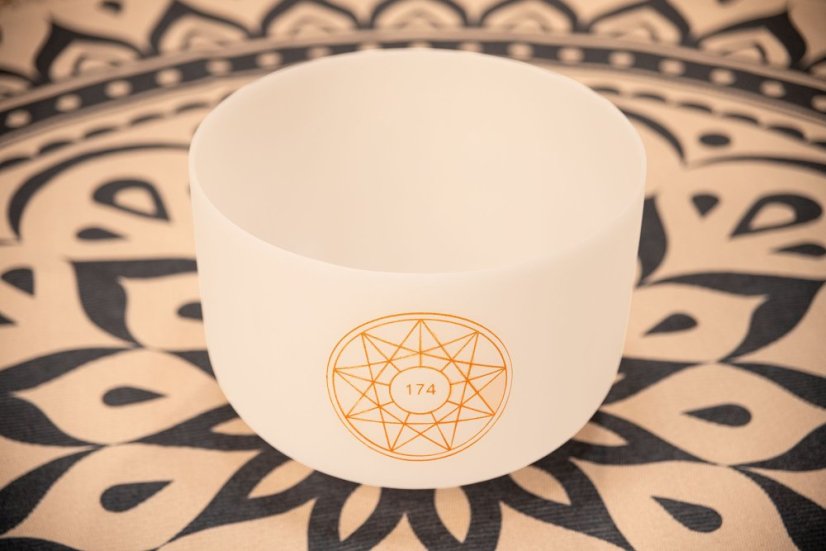 Křišťálová mísa 174 Hz Solfeggio 30,5 cm