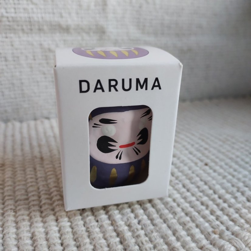 Rituální figurka Daruma Dlouhověkost 4,8 cm