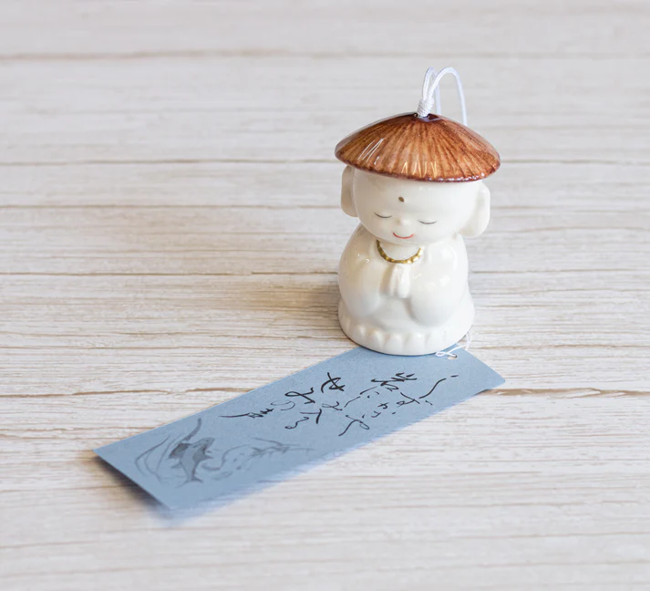 Zvonkohra Ceramic Furin Bell Feng Shui Jizo