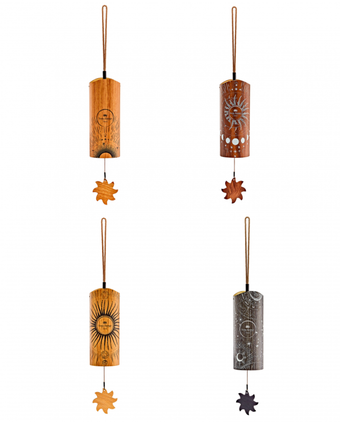 Kosmická zvonkohra Večer Luna Cosmic Bamboo Chime 432 Hz