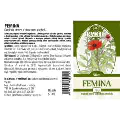 Tinktúra Femina - hormonálna rovnováha