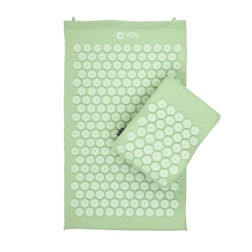 Akupresurní podložka a polštář set Standard Vital zelená