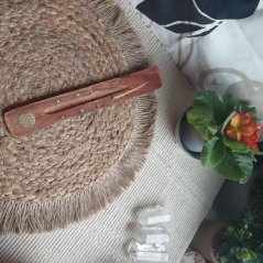 Stojan na vonné tyčinky Květ života mosaz