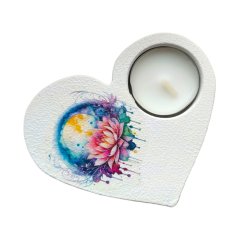 Svícen na čajovou svíčku Lotosový květ