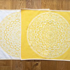 Čakrová utierka žltá - slnečná čakra
