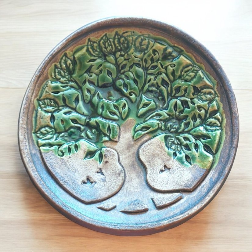 Miska na vykurovanie Strom života - Barva: Zelená