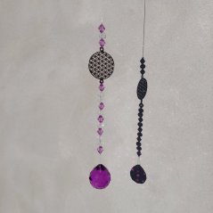 Lapač Slunce Květ života fialový