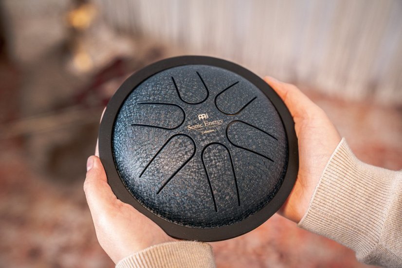 Kovový bubon Mini oceľový bubon modrý A Dur Sonic Energy