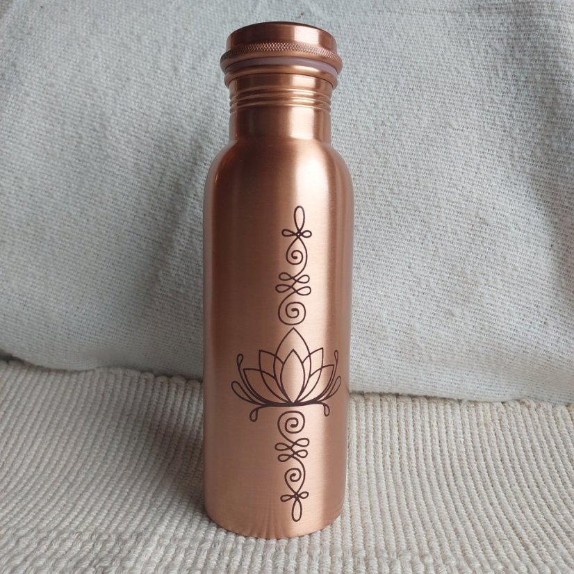 Měděná láhev Lotos 500 ml