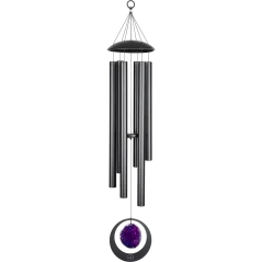 Zvonkohra Meditačný fialový achát, čierny, 432 Hz
