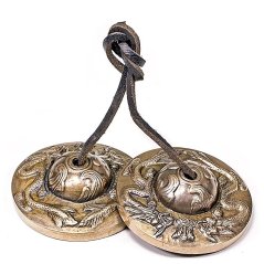 Tibetské činelky stredné bronzové Dračí