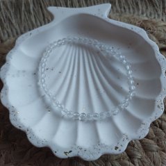 Křišťálový náramek kulatý 4mm