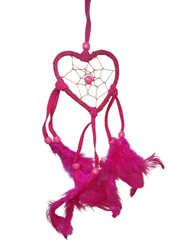 Srdce lapača snov - Barva: Fialová