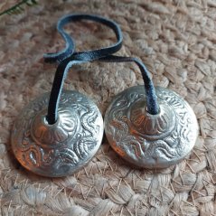 Tibetské činelky mini 4,5 cm Drak