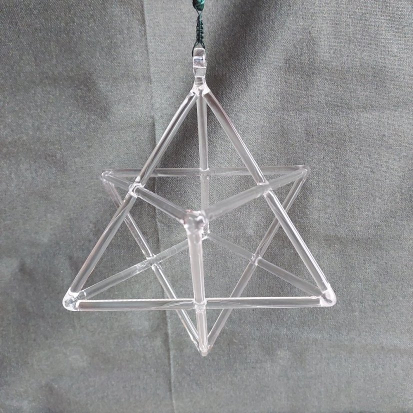 Křišťálová Merkaba střední