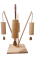 Stand Pisa for 4 chimes Koshi, Zaphir, Heola