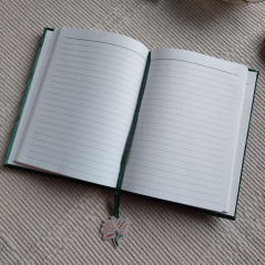 Zápisník sametový Lotus