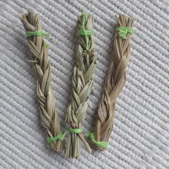 Vykuřovací cop, svazek Sladká tráva (Sweetgrass) – 10 cm