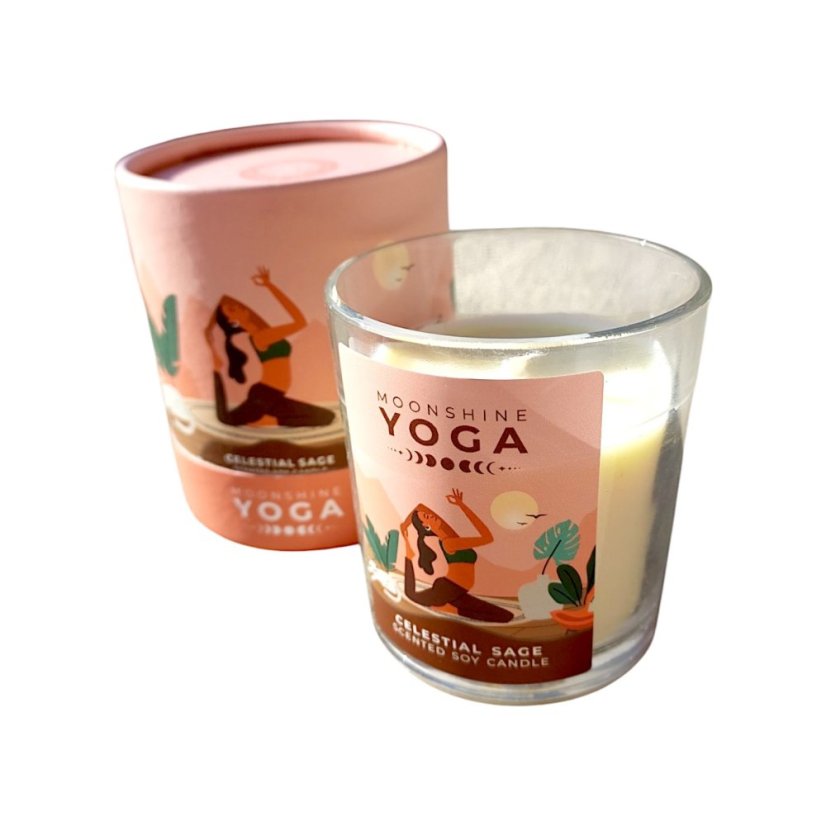 Sójová svíčka Moonshine Yoga – Celestial Sage