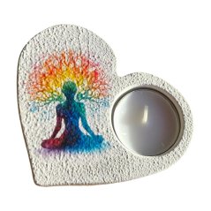 Svícen na čajovou svíčku Meditace