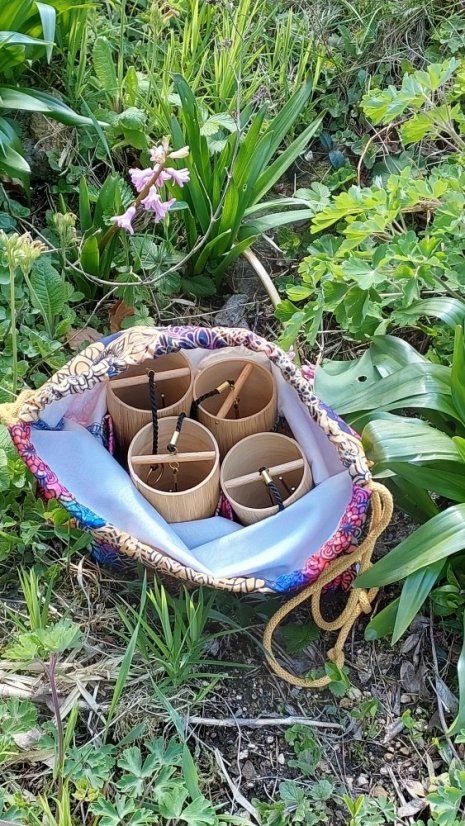 Darčeková sada Koshi 4 elementov v mandalovom vrecku