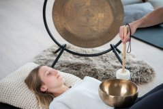 Malá palička na gong a tibetskou mísu plstěná