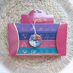 Vonné tyčinky Elementy ARÔME Balanced Chakra dárkový set
