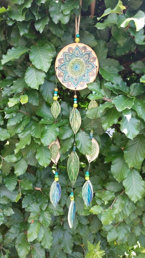 Keramická zvonkohra Mandala