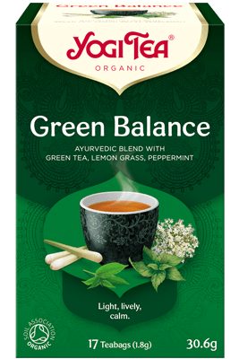 Ajurvédský čaj Green Balance Yogi tea