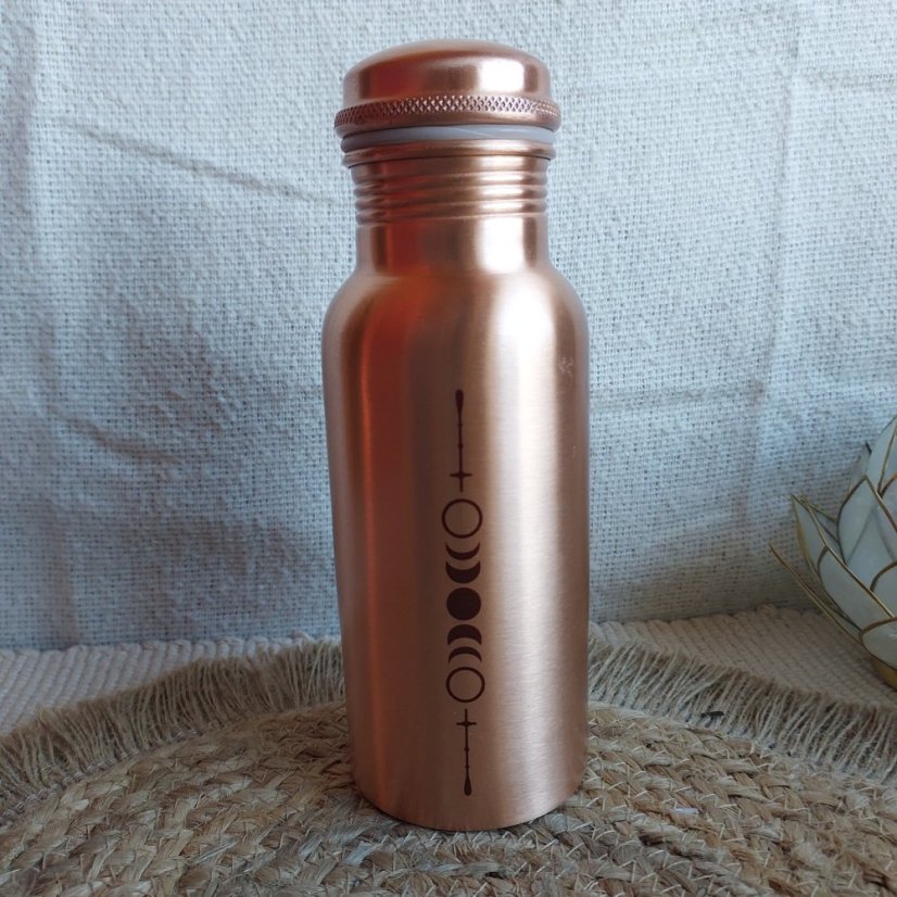 Měděná láhev Měsíční fáze 500 ml