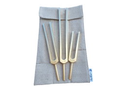 Sada terapeutických ladičiek OM mosadz 136,10 Hz, 68,05 Hz, 272,2 Hz