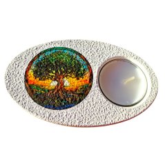 Svícen na čajovou svíčku Strom života Západ slunce