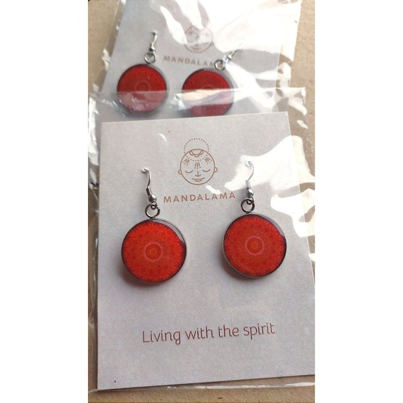 Náušnice visací Kořenová 1. čakra